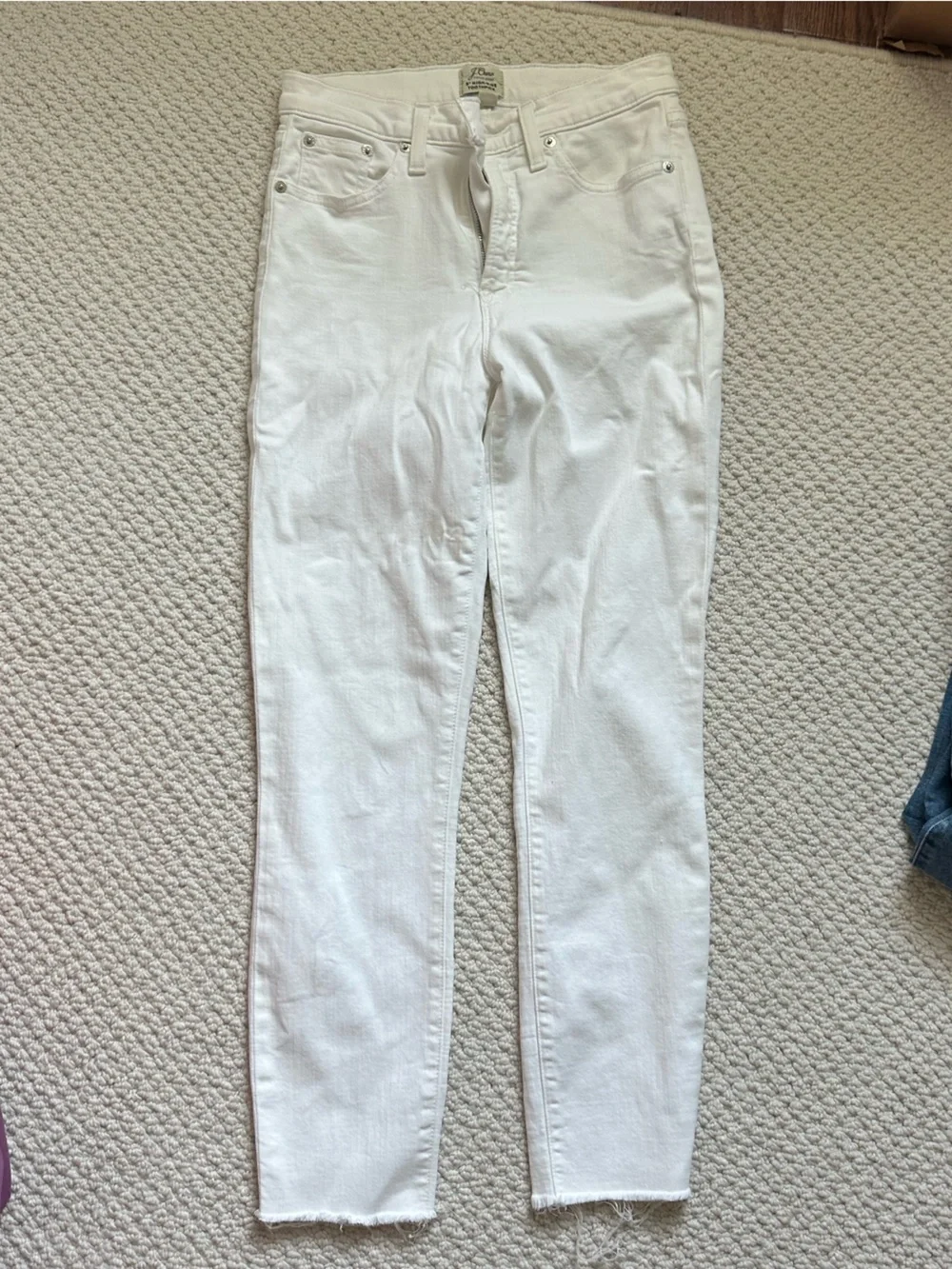 J. Crew White Skinny Jeans - Classic Slim Fit